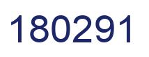 Number 180291 blue image