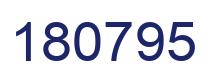 Number 180795 blue image