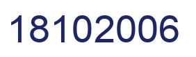 Number 18102006 blue image