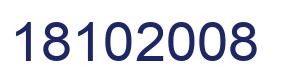 Number 18102008 blue image