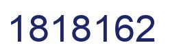 Number 1818162 blue image