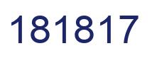 Número 181817 imagen azul