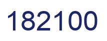 Número 182100 imagen azul