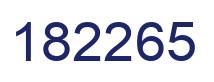 Número 182265 imagen azul