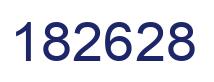 Number 182628 blue image
