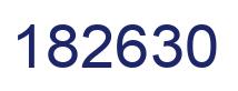 Number 182630 blue image