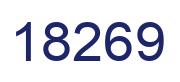 Número 18269 imagen azul