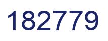 Number 182779 blue image