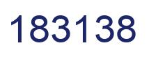 Number 183138 blue image