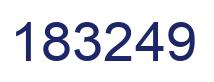 Número 183249 imagen azul