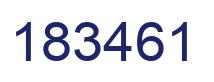 Número 183461 imagen azul