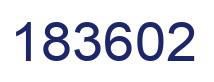 Number 183602 blue image