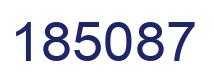 Número 185087 imagen azul