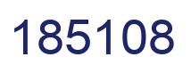 Number 185108 blue image