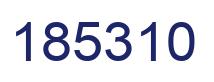 Number 185310 blue image