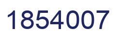 Número 1854007 imagen azul