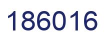 Number 186016 blue image