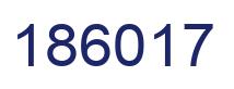 Number 186017 blue image