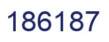 Número 186187 imagen azul