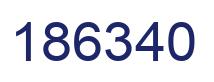 Número 186340 imagen azul