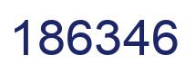 Número 186346 imagen azul