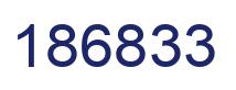 Number 186833 blue image