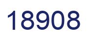 Number 18908 blue image