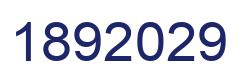 Number 1892029 blue image