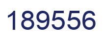 Number 189556 blue image