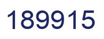 Number 189915 blue image