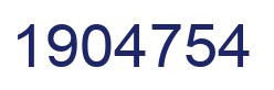 Número 1904754 imagen azul