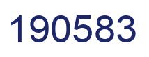 Number 190583 blue image