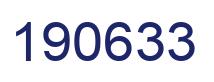 Number 190633 blue image