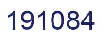 Número 191084 imagen azul
