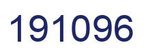 Number 191096 blue image