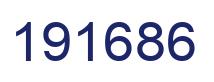 Number 191686 blue image