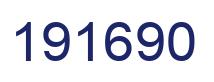 Number 191690 blue image