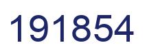 Number 191854 blue image
