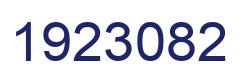 Number 1923082 blue image