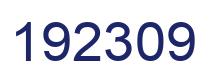 Number 192309 blue image