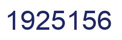 Number 1925156 blue image
