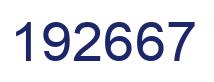 Número 192667 imagen azul