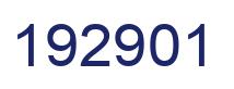 Number 192901 blue image