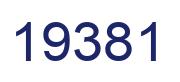 Number 19381 blue image