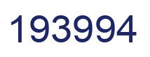 Number 193994 blue image