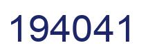 Número 194041 imagen azul
