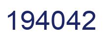 Número 194042 imagen azul