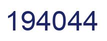 Número 194044 imagen azul