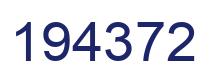 Number 194372 blue image