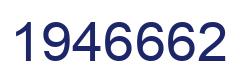 Number 1946662 blue image